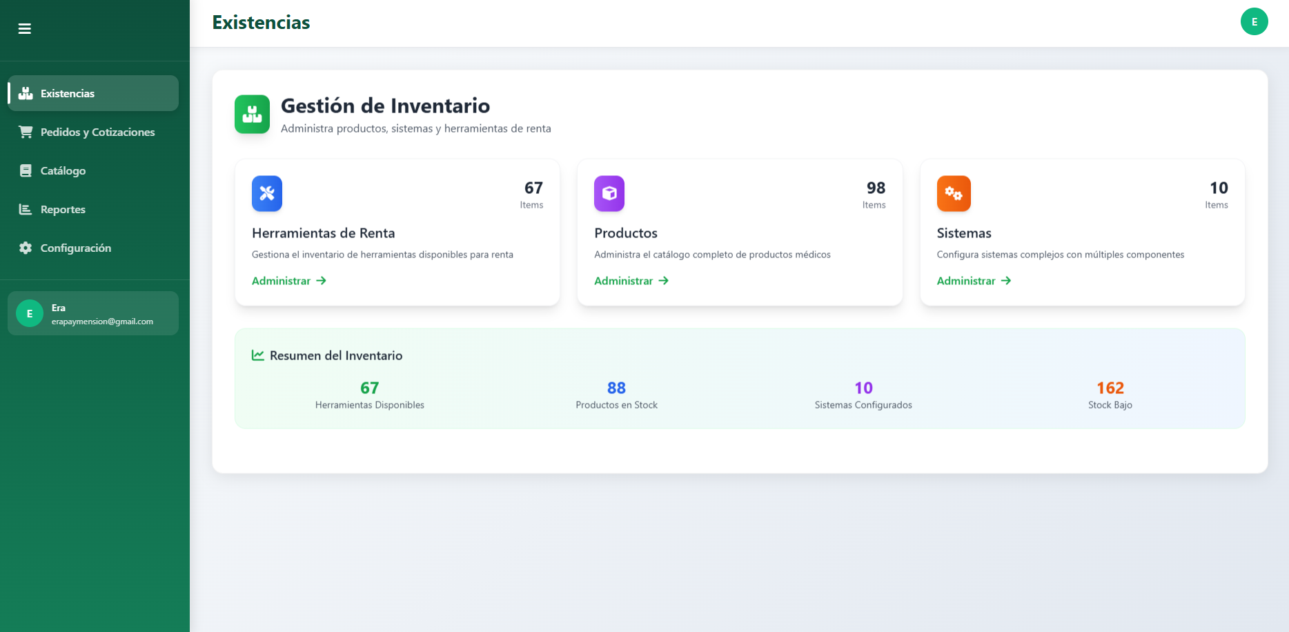 Servicio web VMS Life